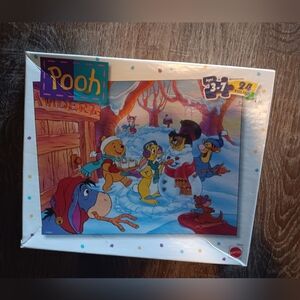 1999 24 pc Winnie the Pooh puzzle Mattel complete set.